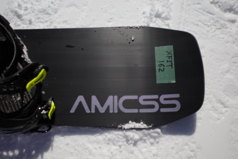 24/25シーズンモデル試乗 AMICSS XFIT 162 | スノーボード情報サイト