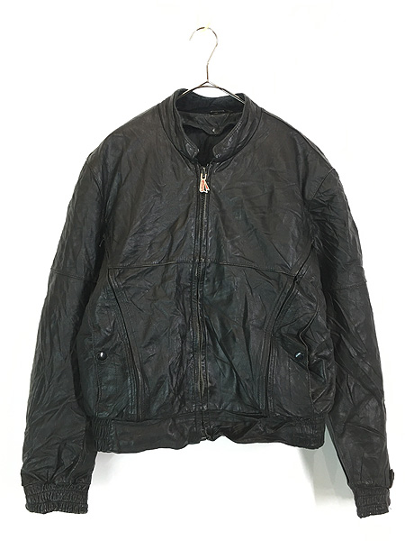 古着 80s FIRSTGEAR by Hein Gericke 防寒 2way パデッド レザー