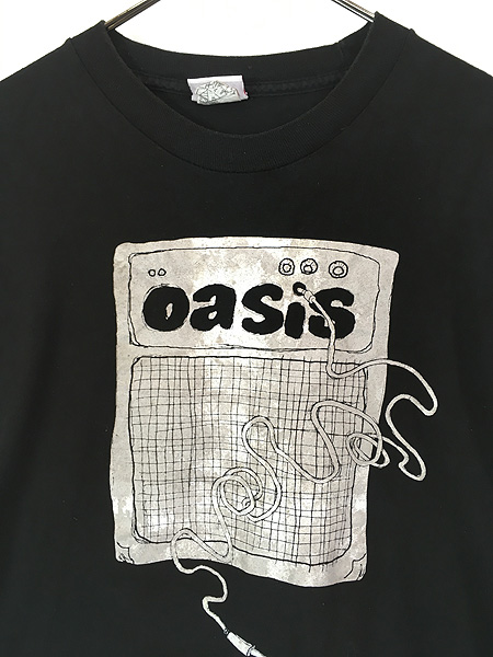 古着 00-10s Oasis アンプ UK オルタナ ロック バンド Tシャツ L