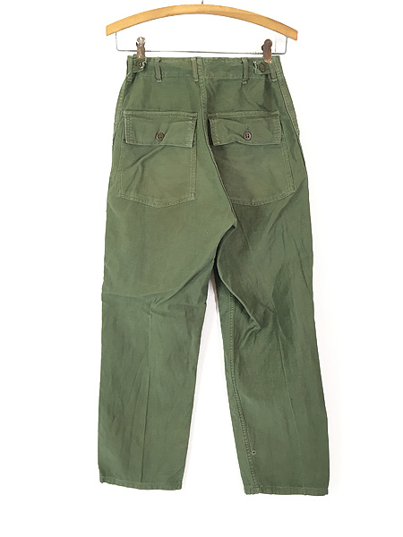 レディース 古着 60s 米軍 US ARMY 「初期」 ダメージ リペア 8.5oz