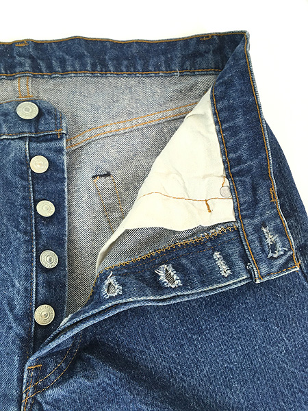 古着 80s USA製 Levi's 501 「66 後期」 黒カン 内股シングル 濃紺