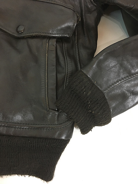 古着 70s Schott I-S-674-M-S G-1タイプ ボア ライナー 本革 レザー