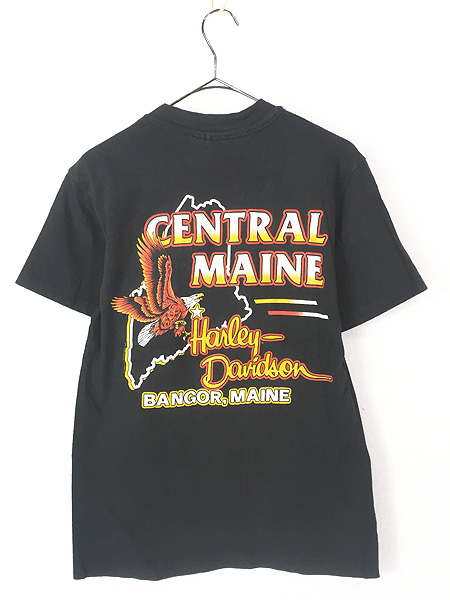 古着 90s USA製 HARLEY DAVIDSON 「I am Smiling」 BIG イーグル T