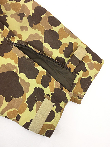 古着 80s USA製 Cabela's 「GORE-TEX」 ダックハンター カモ 迷彩