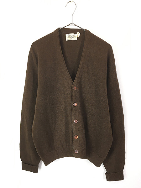 古着 60s USA製 Arnold Palmer Robert Bruce ブラウン ソリッド