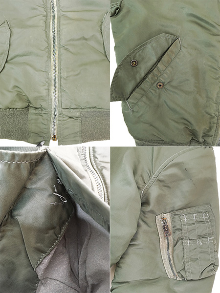 古着 70s CONCORD MA-1 MIL-J-8279E (USAF) ミリタリー リバーシブル