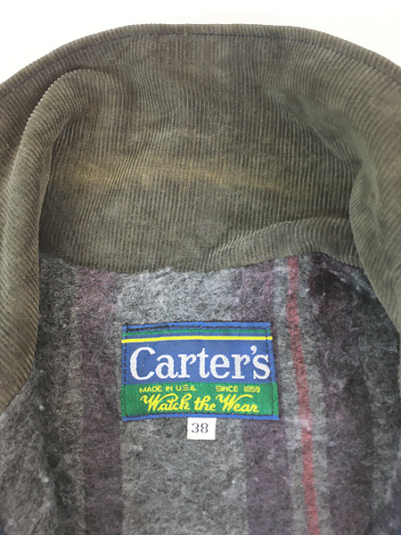 古着 70s USA製 Carter's ブランケット ライナー 真紺 デニム ワーク
