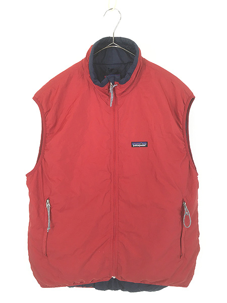 古着 Patagonia 「Puffball Vest」 パフボール ベスト レッド L - 古着