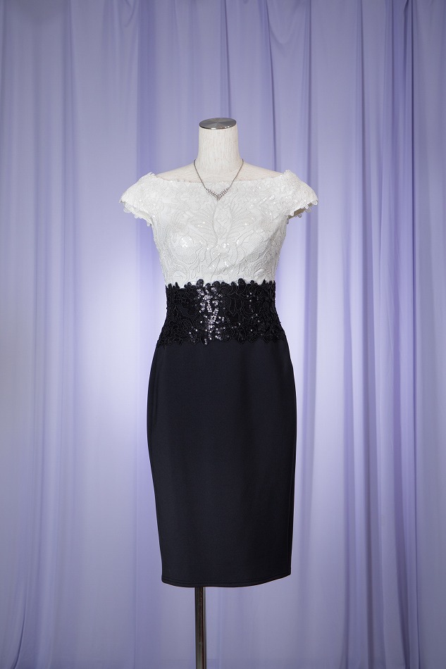 TADASHI SHOJI タダシショウジ バイカラースパンコールドレス | 結婚式