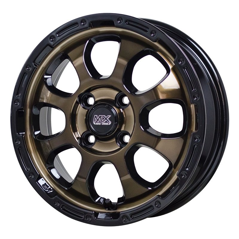 MAD CROSS GRACE 1445+45 4H100 ﾌﾞﾛﾝｽﾞｸﾘｱ&ﾘﾑﾌﾞﾗｯｸ | オートバックス