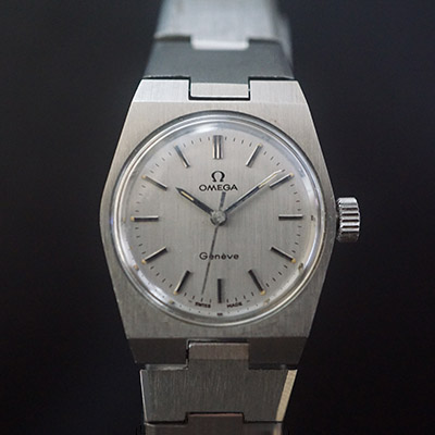 オメガ ジュネーブ シルバーダイアル 手巻き レディースアンティーク