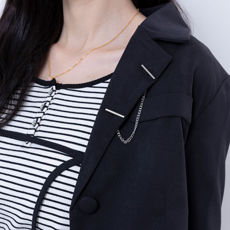 デザインホッククロップドジャケット – レディースファッション通販の