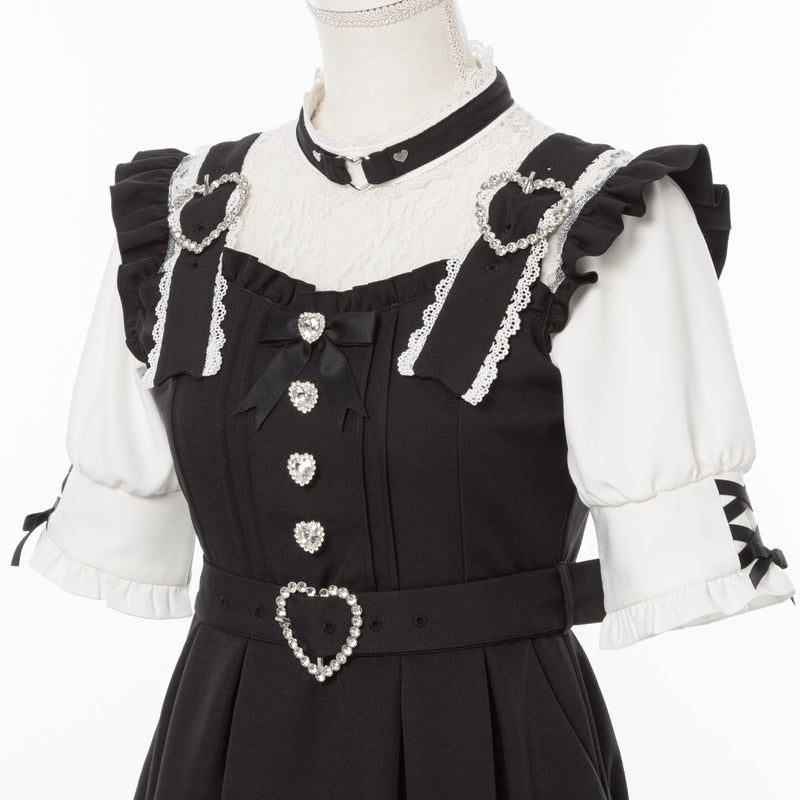 ハートチョーカーベルトレースワンピース – レディースファッション