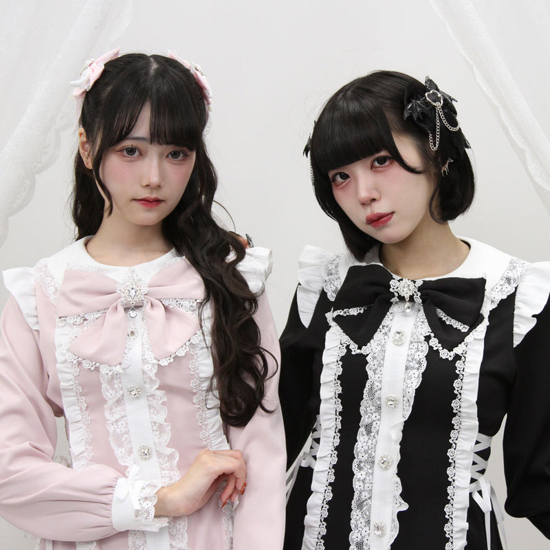 サイドレースアップフリルワンピース – レディースファッション通販の