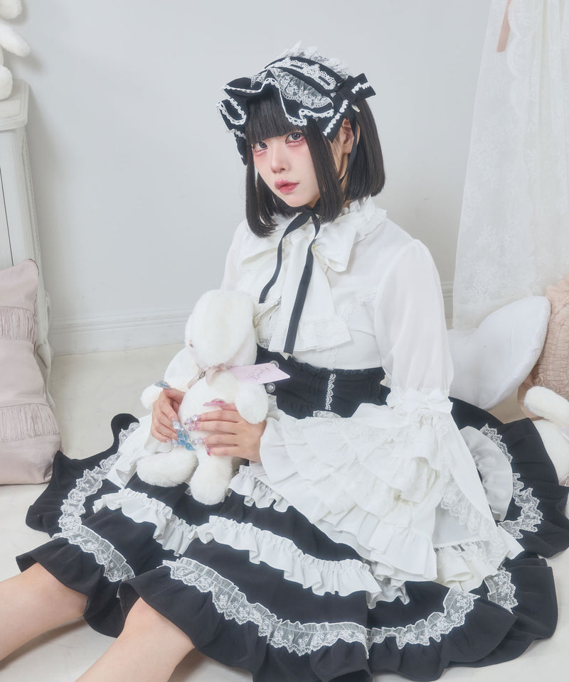 フリルたっぷりリボンスカート – レディースファッション通販の夢展望