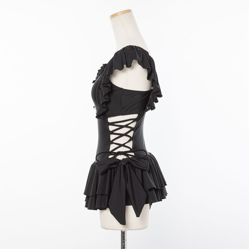 サイドレースアップワンピース水着 – レディースファッション通販の夢