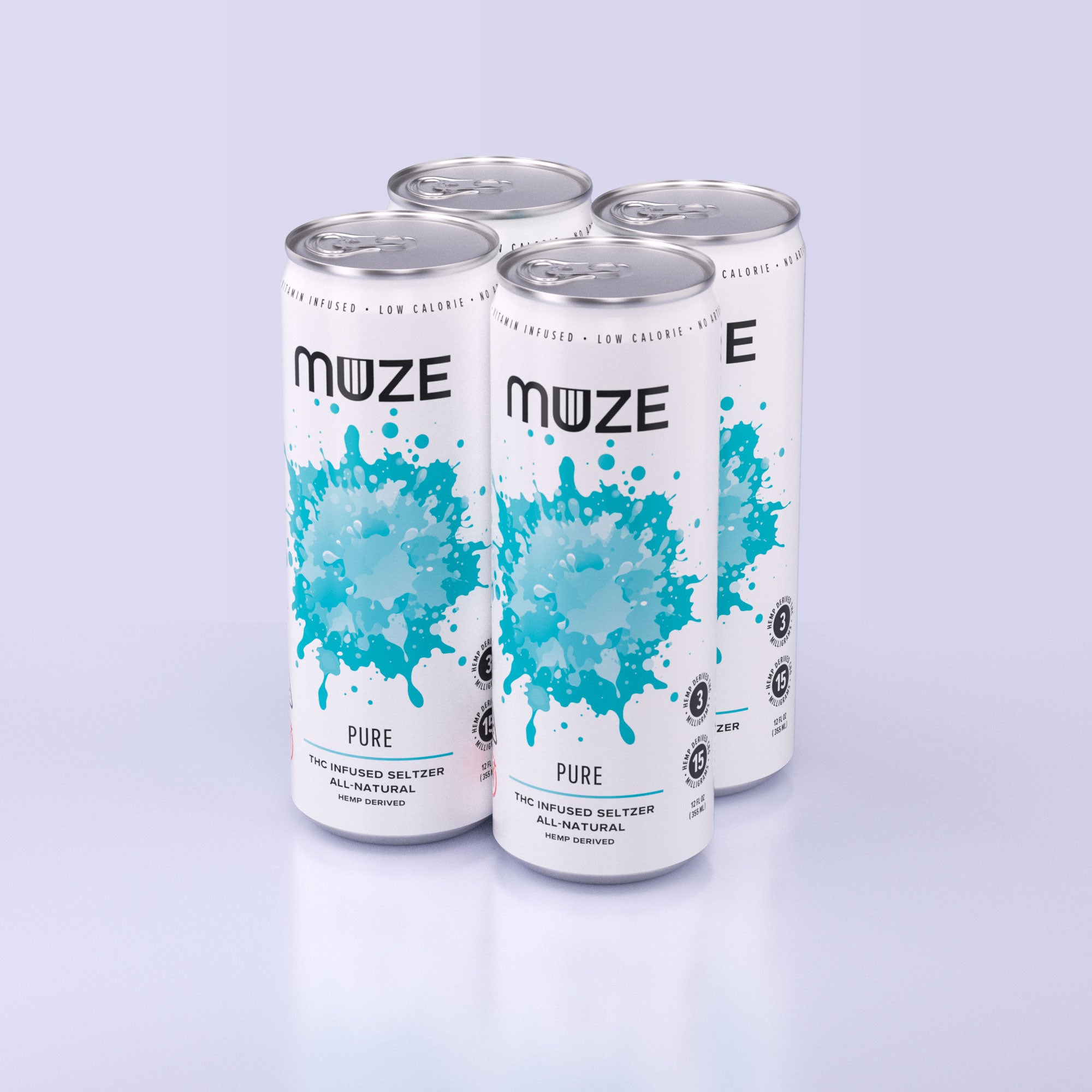 Pure Seltzer - the perfect mixer | 3, 5 & 10mg | Drink Muze – MUZE