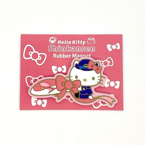 ハローキティ新幹線 ラバーマグネット Ribbon: 鉄道グッズ│DISCOVER