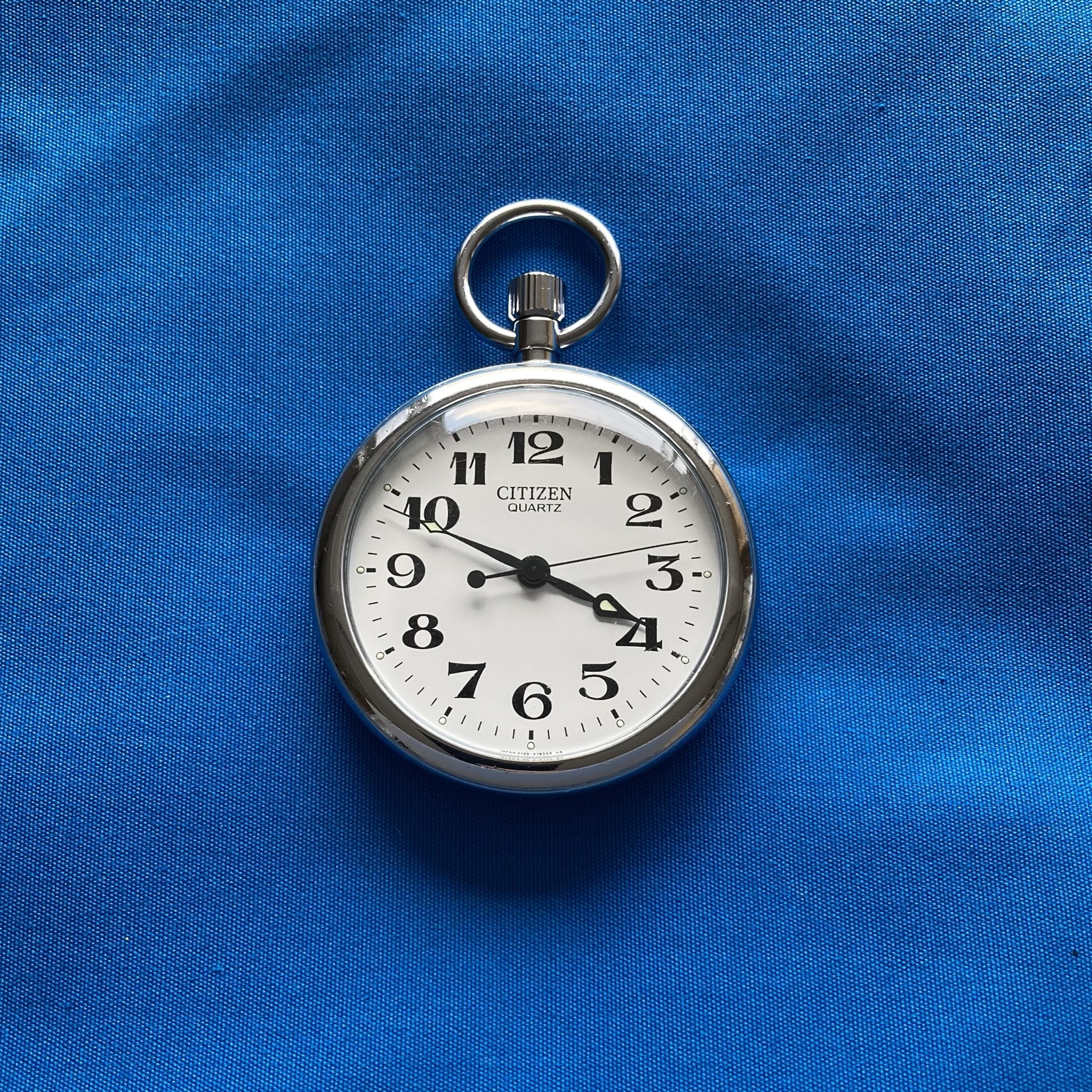 鉄道時計 シチズン鉄道懐中時計(クォーツ) JR西日本(美品) 鉄道時計 JR