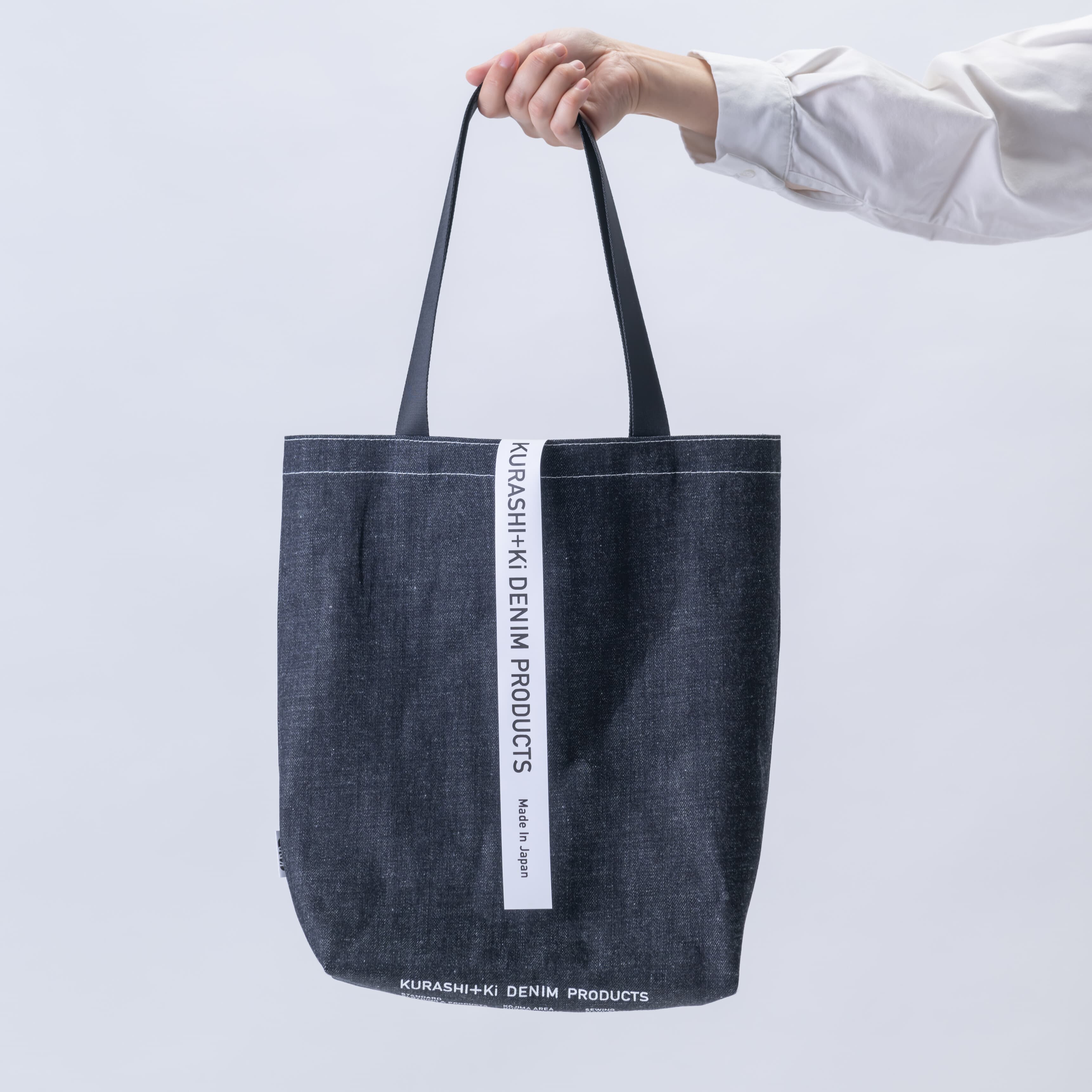 KURASHI+Ki BAG L BK（ショッピングトート・ブラック）(ブラック