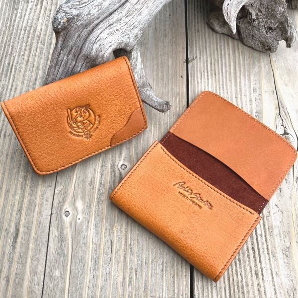 広島ジビエレザー×広島東洋カープ鹿革名刺入れ 1個(名刺入れ