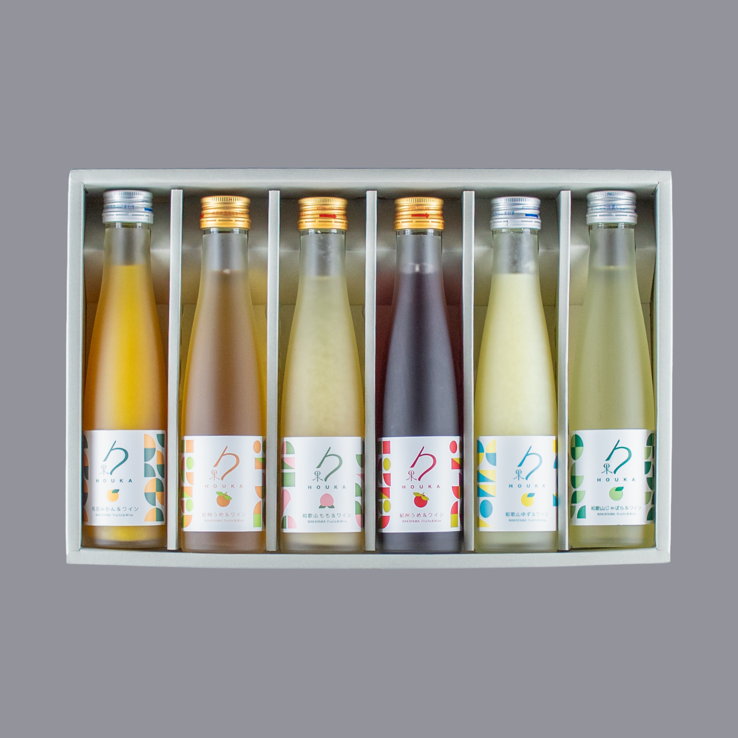 甘未果実酒 勹果 飲み比べセット 180ml×6本: 近畿エリア│DISCOVER