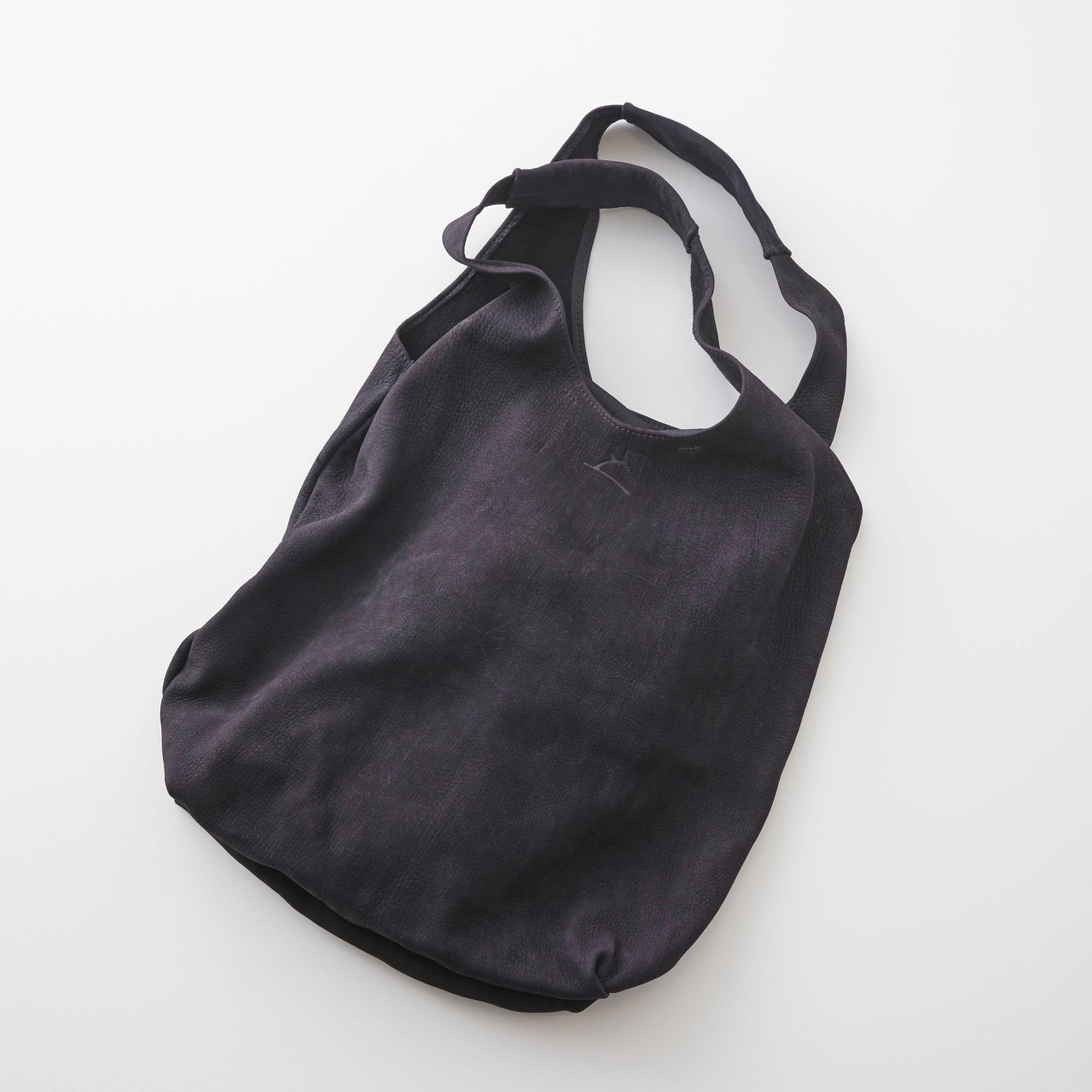 ENISICA（エニシカ） トートバッグ ジビエ鹿革二シカバッグ 古墨（こ