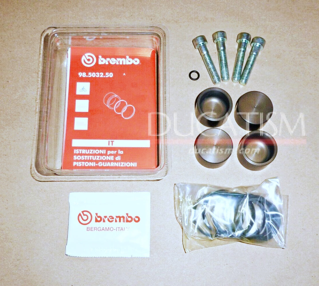 brembo φ32同径4ポットキャリパー用 ピストン＆シールセット ブレンボ