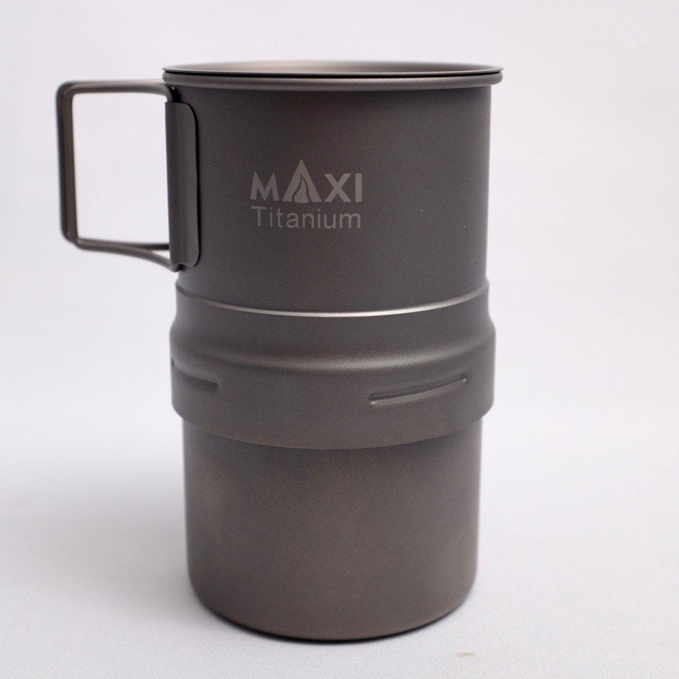 マキシ チタンコーヒーメーカー200ml グレード1チタン | Maxi Titanium