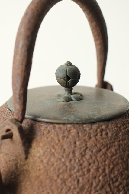 名越昌晴 大日本釜師長 鉄瓶/湯沸 M371｜骨董店 のびる 古美術 骨董