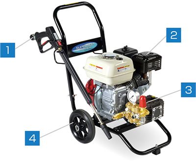 スーパー工業 高圧洗浄機 エンジン SEC-1012-2N NAMBU SHOP