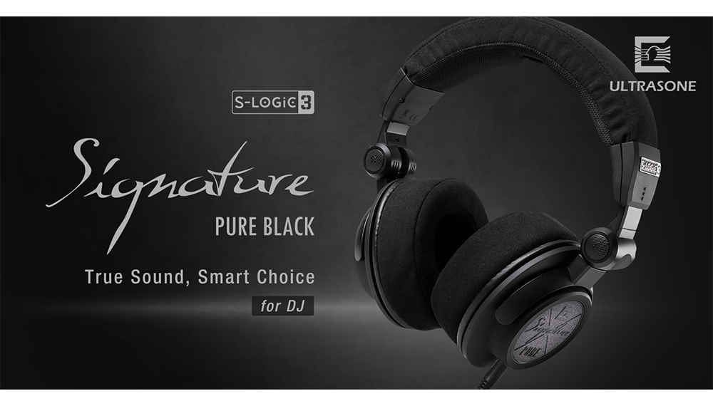 ULTRASONEから密閉型DJモニターヘッドホン『Signature PURE BLACK』が
