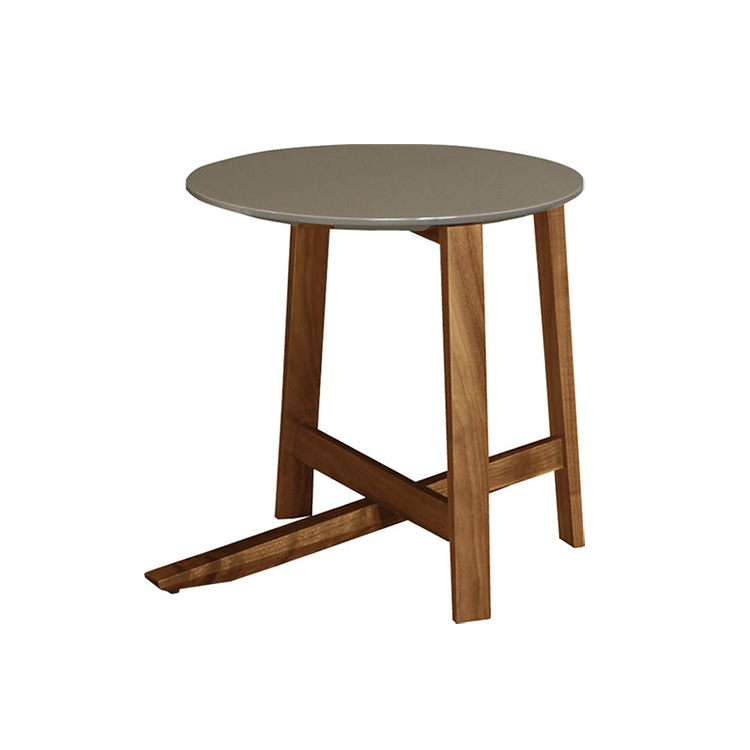 domani】 Excel-Life サイドテーブル TSA182 グロッシーグレー