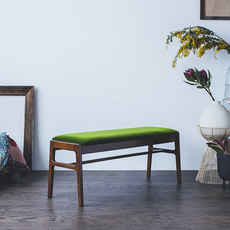 ベンチ モケットグリーン 通販 | 【公式】カリモク家具オンラインショップ