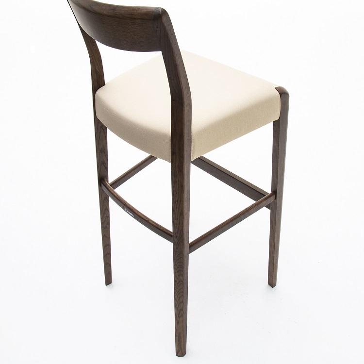 カウンターチェア CD2216 シャンパンゴールド モカブラウン 通販