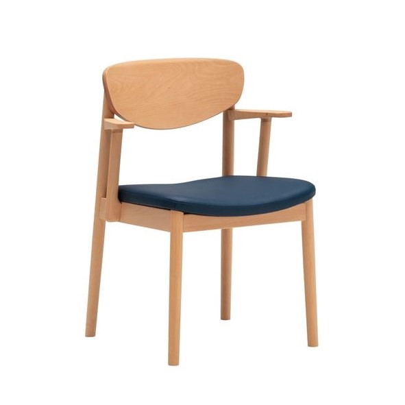 ショートアームチェア CW5611 グランブルー ピュアビーチ 通販