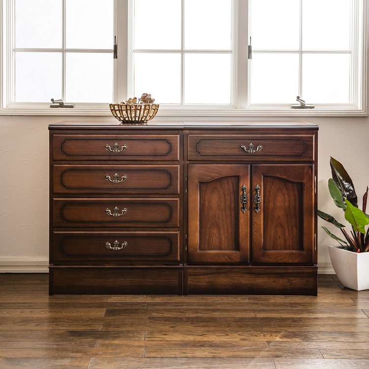 チェスト 幅60cm QC1904 コロニアルウォールナット 通販 | 【公式