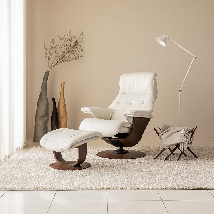 リクライニングチェア RU7200 ホワイト モカブラウン 通販 | 【公式