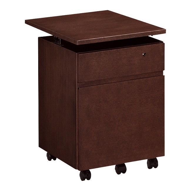 Utility plus デスクワゴン 幅41.4cm（デスク奥行60cm用）SS0476 モカ