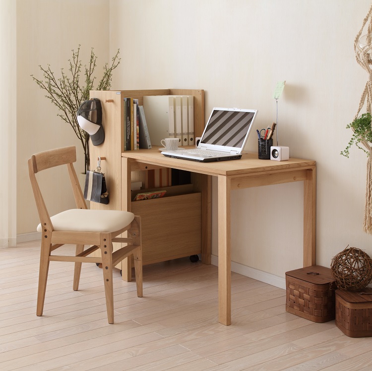 Utility plus デスク 幅90×奥行60cm SS3478 ウォールナットナチュラル