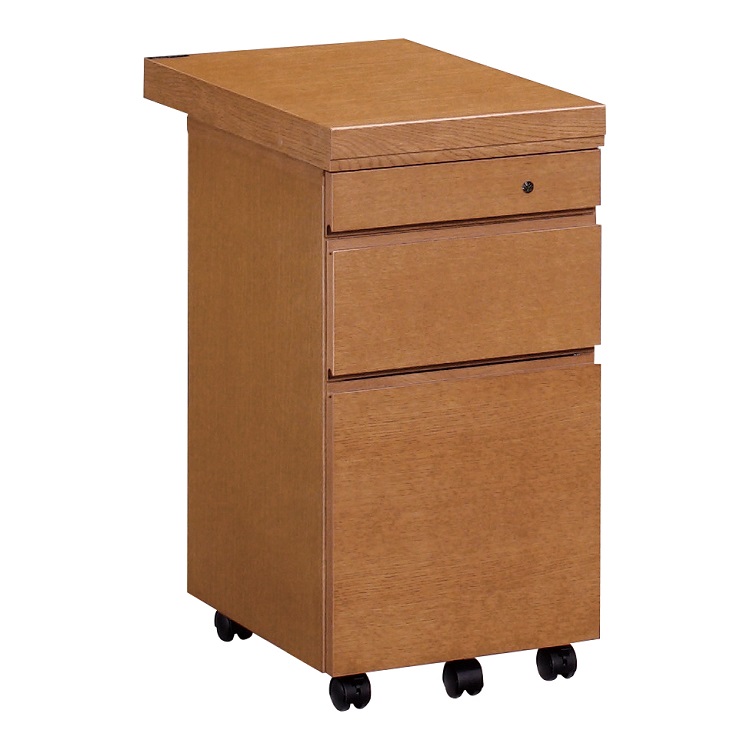 Buona scelta デスクワゴン 幅36cm（デスク奥行60cm用）ST0054 モカ