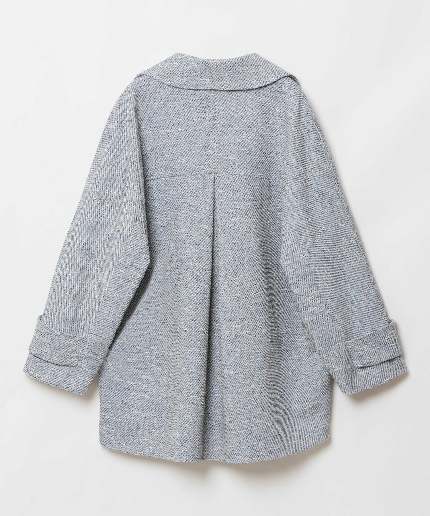 ミックスツイードケープライクコート ｜ハウス オブ ロータス＜HOUSE