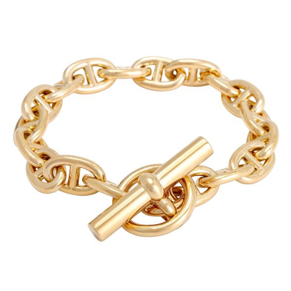 未使用] エルメス シェーヌダンクル PM 18コマ H218835B ブレスレット