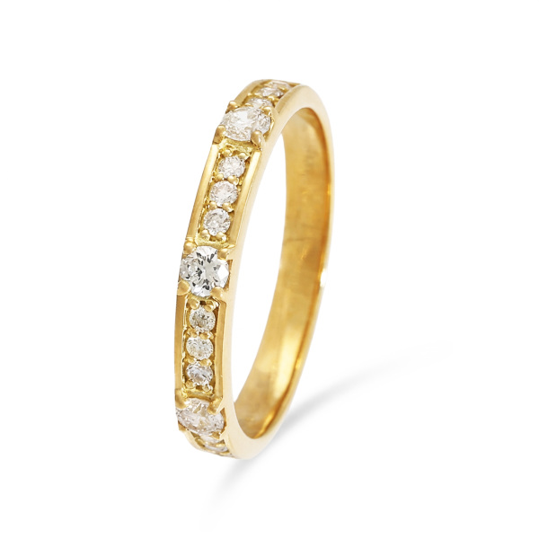 K18イエローゴールド ダイヤモンド リング J373937 | ユキザキセレクト