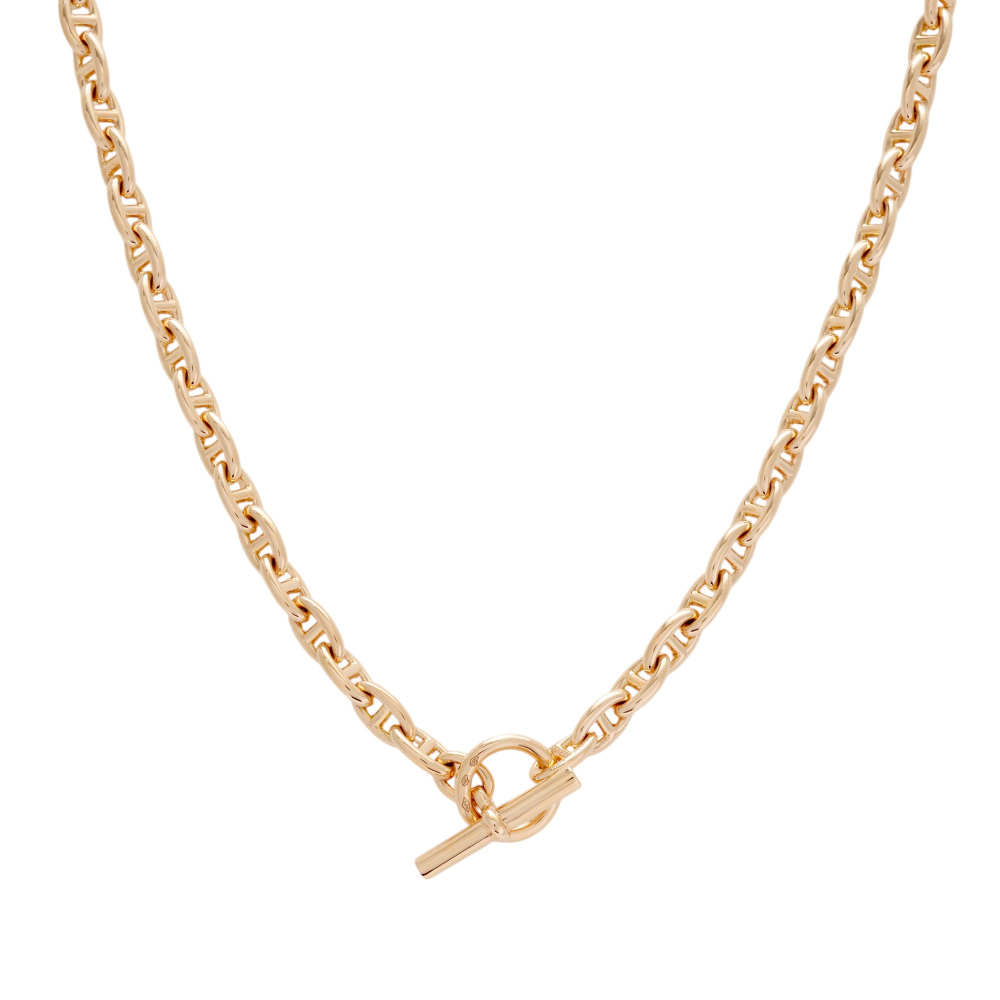 未使用] エルメス シェーヌダンクル TPM 62コマ J414515 ネックレス