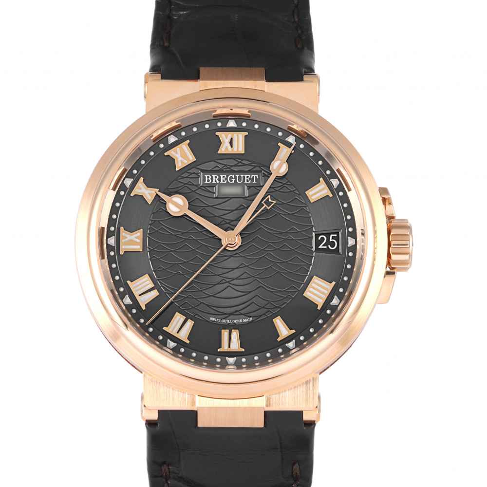 新品] ブレゲ マリーン 5517BRG39ZUグレー K18ローズゴールド