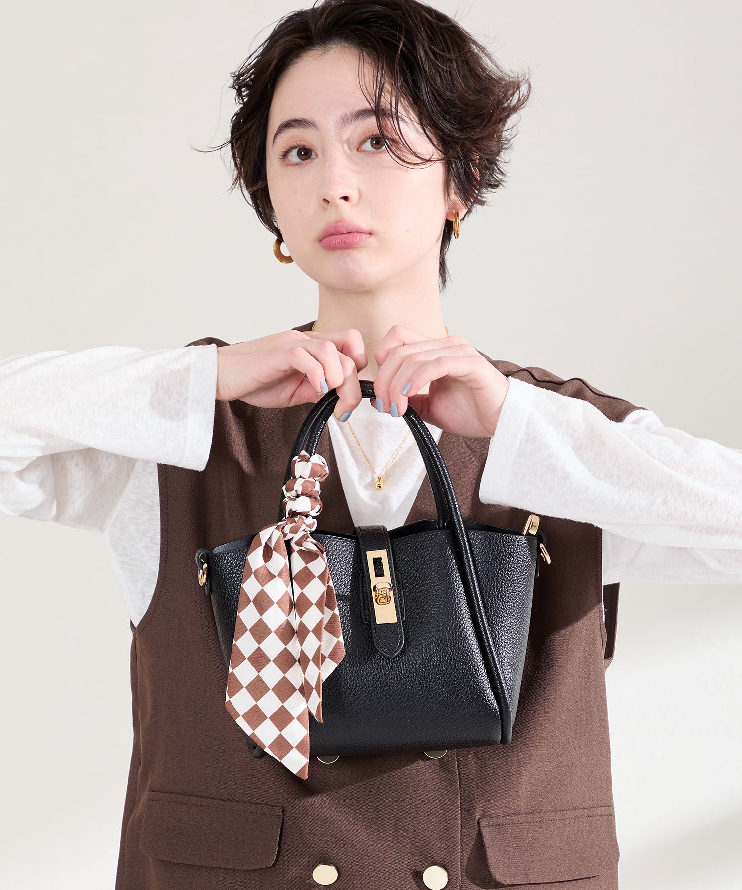 スカーフ付き2wayハンドバッグ/BA-252 – ORIENTALTRAFFIC