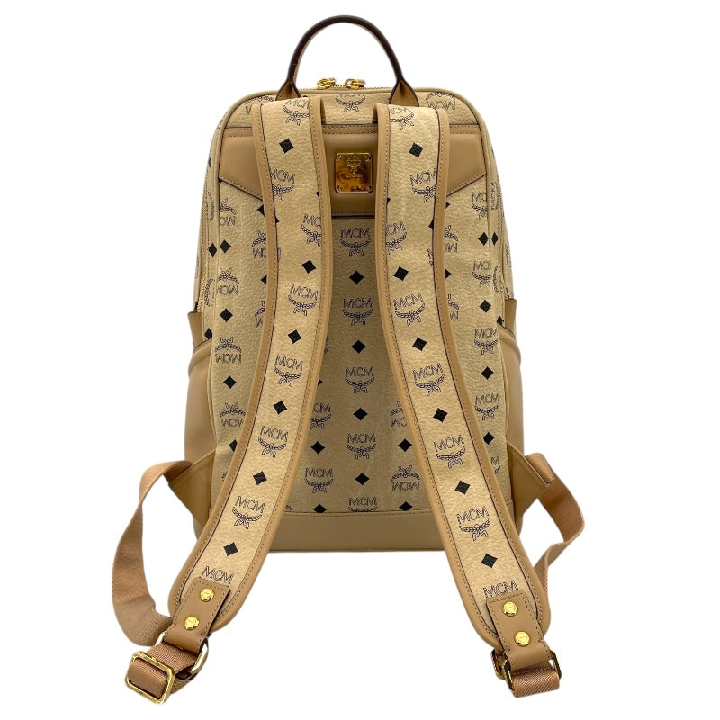 エム・シー・エム MCM ヴィセトスキャンパス バックパック ベージュ×GD