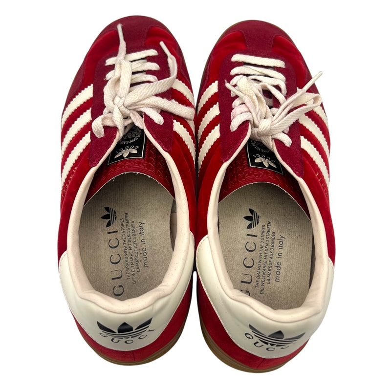 グッチ GUCCI ×Adidas GAZELLE ローカットスニーカー US9.5 707848