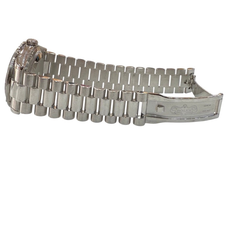 ロレックス ROLEX デイデイト36 パヴェダイヤ 118366ZEA Pt950プラチナ